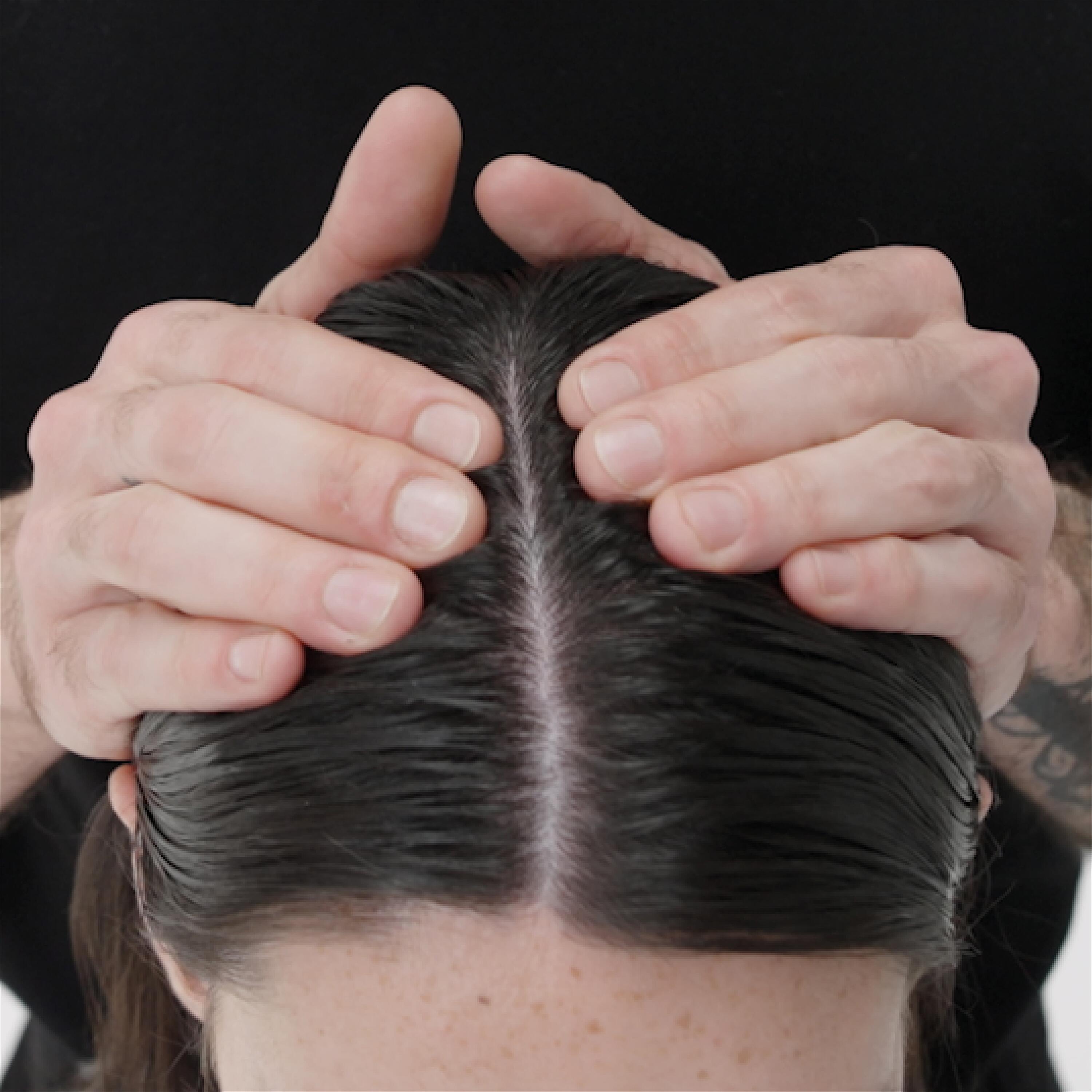 Scalp massage and hair growth